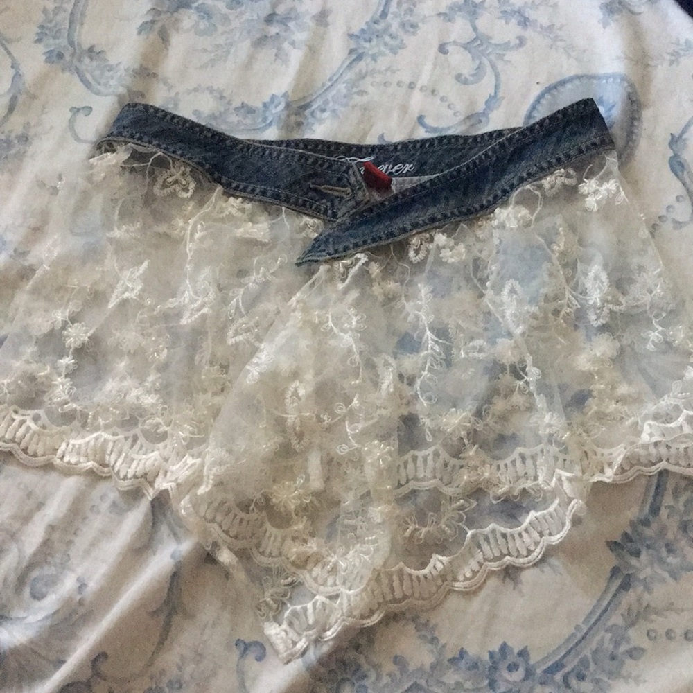 Embroidered Lace skirt